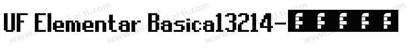 UF Elementar Basica13214字体转换